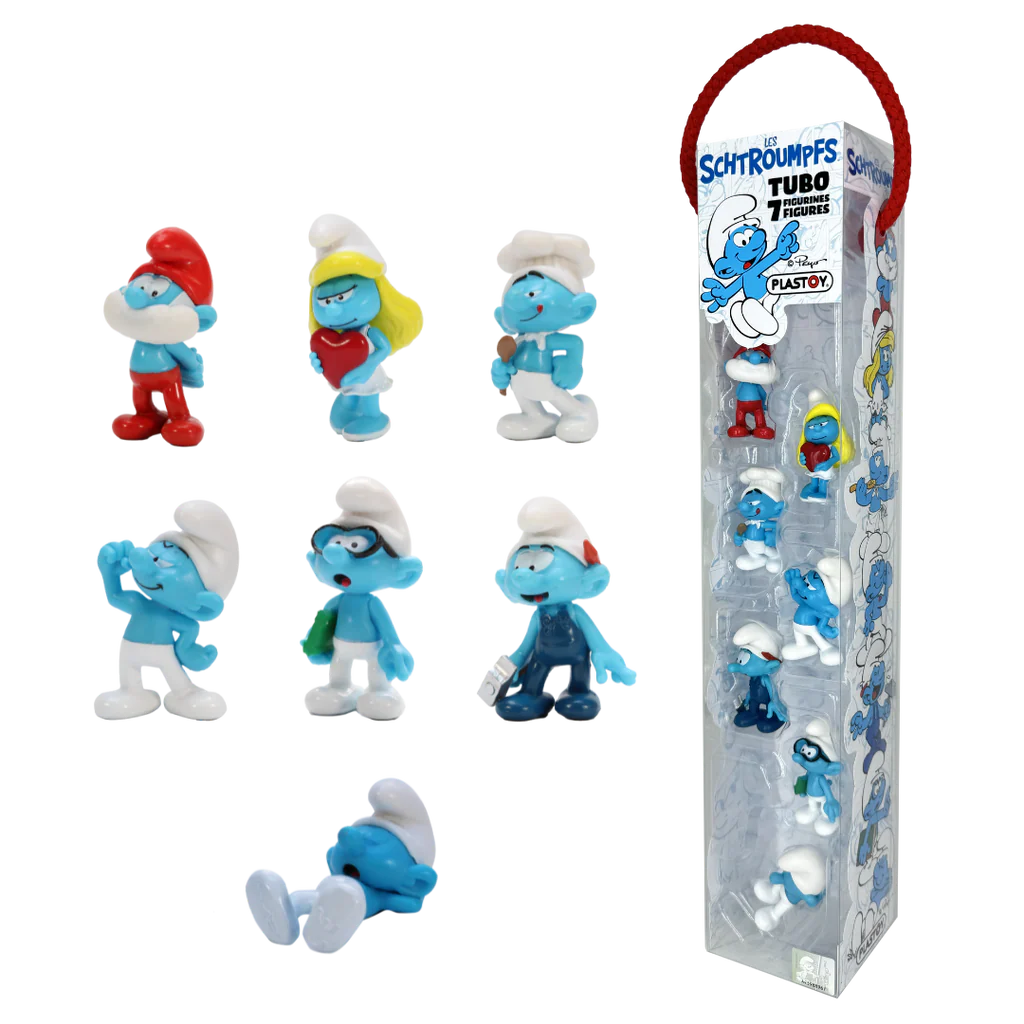 Figurines Schtroumpfs Tubo PVC 5 cm