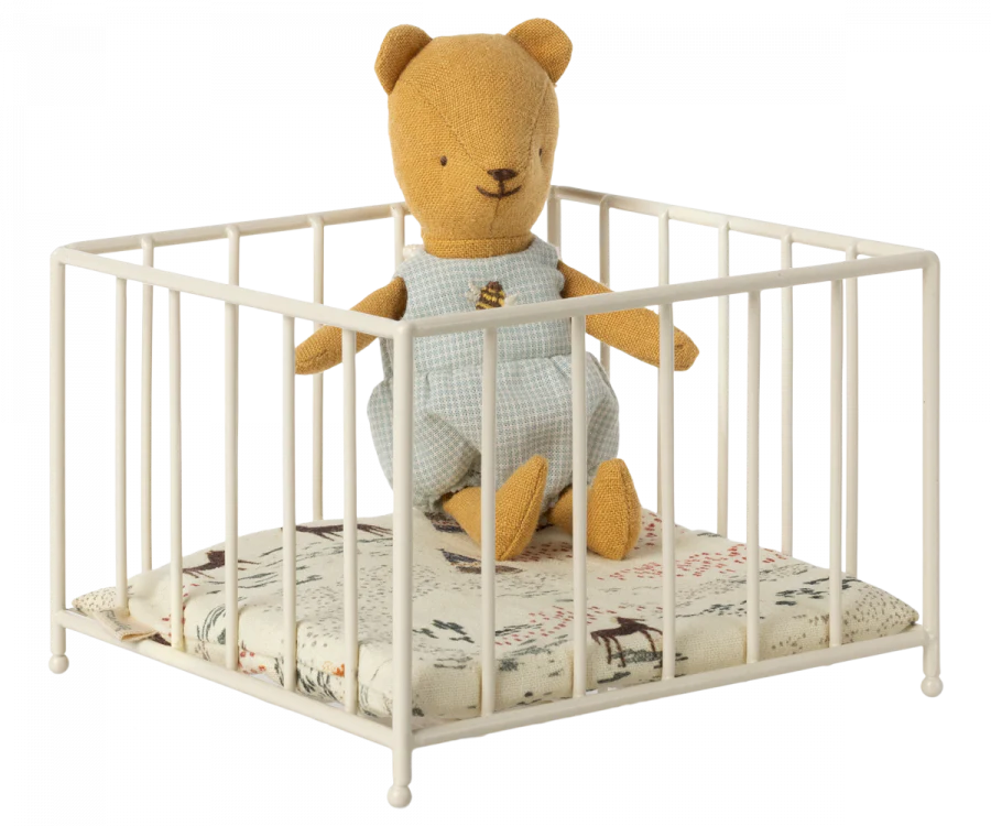 Parc de jeu en métal pour lapins, souris micro et bébé teddy – Image 3