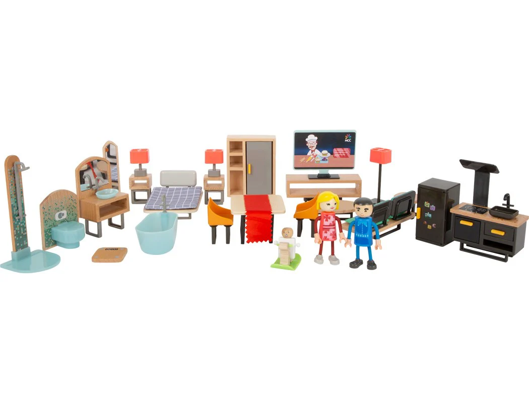 Set de meubles maison de poupée Moderne