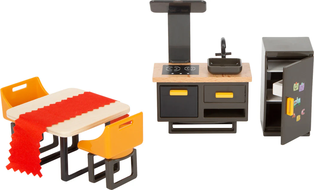 Set de meubles maison de poupée Moderne – Image 3