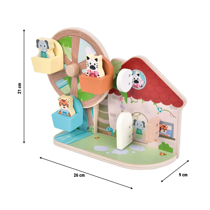 Jouet de motricité Grande roue "Jungle Friends" – Image 4