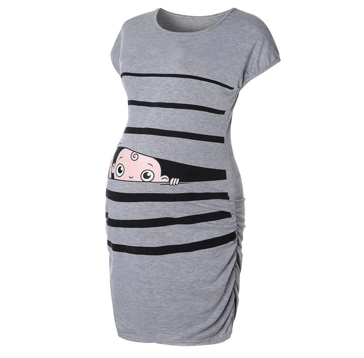 Robe de grossesse à imprimé original – Image 5