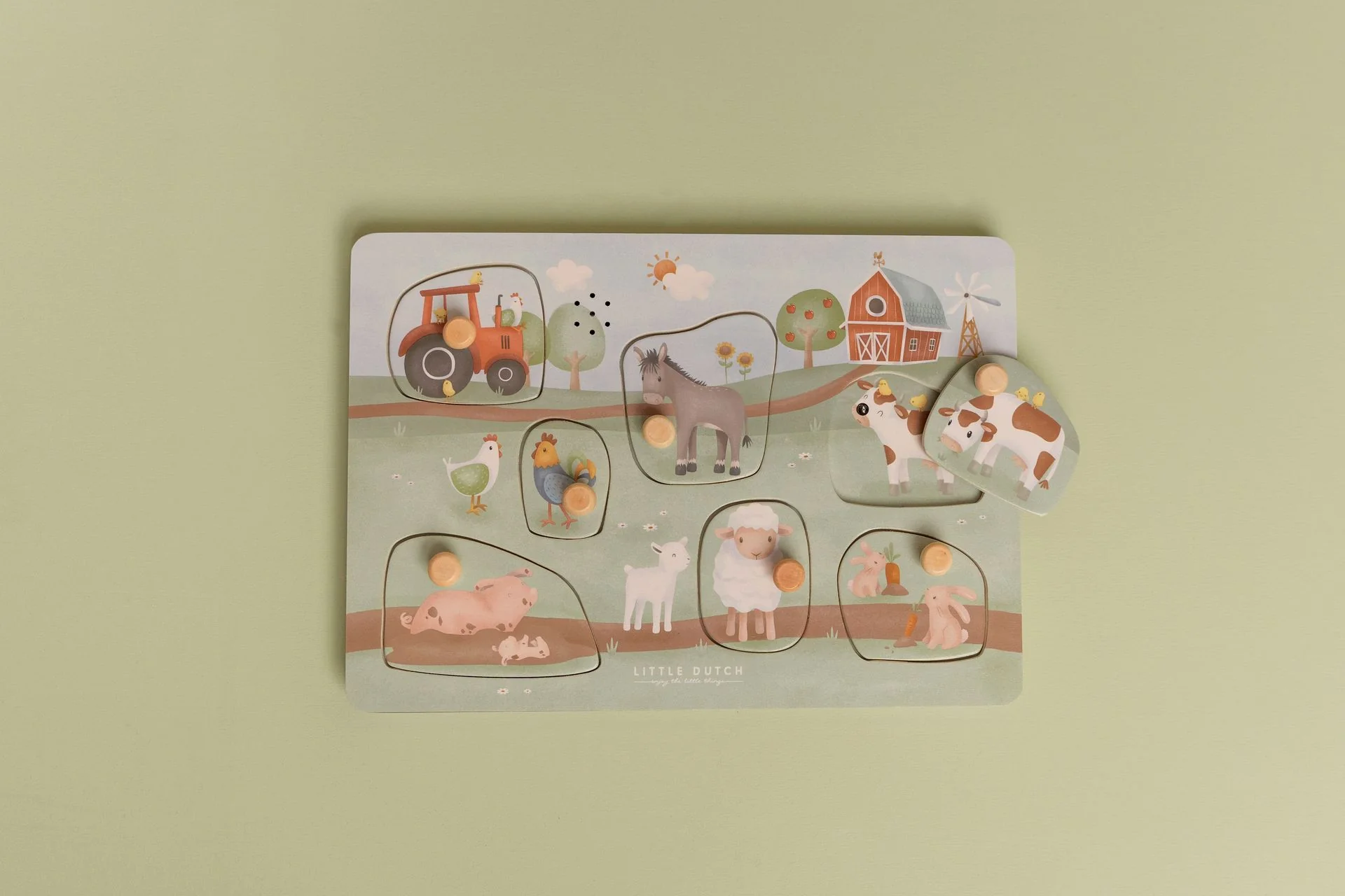 Puzzle sonore en bois FSC - Little Farm – Image 3