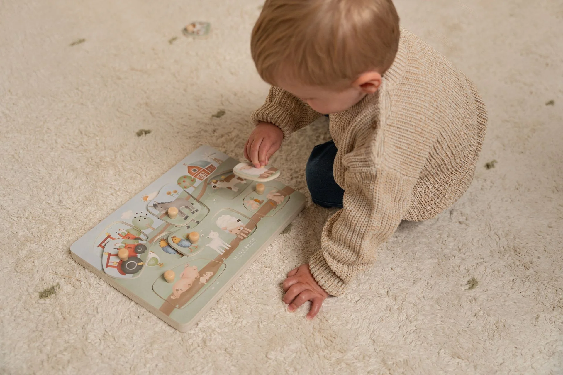 Puzzle sonore en bois FSC - Little Farm – Image 5