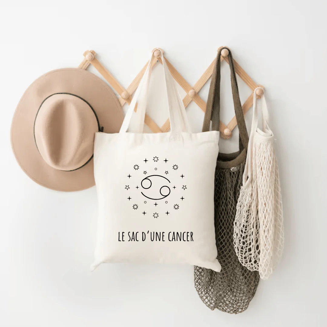 Tote bag en coton - Signe astrologique – Image 3