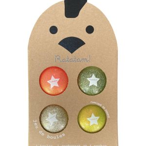 Jeux de boules/ pétanques à paillettes summer multico