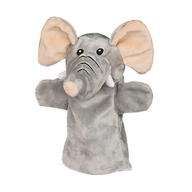 Marionnette à Main Éléphant en Peluche – Douce et Ludique