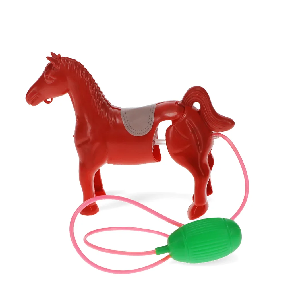 Cheval jouet à pompe à air qui trotte
