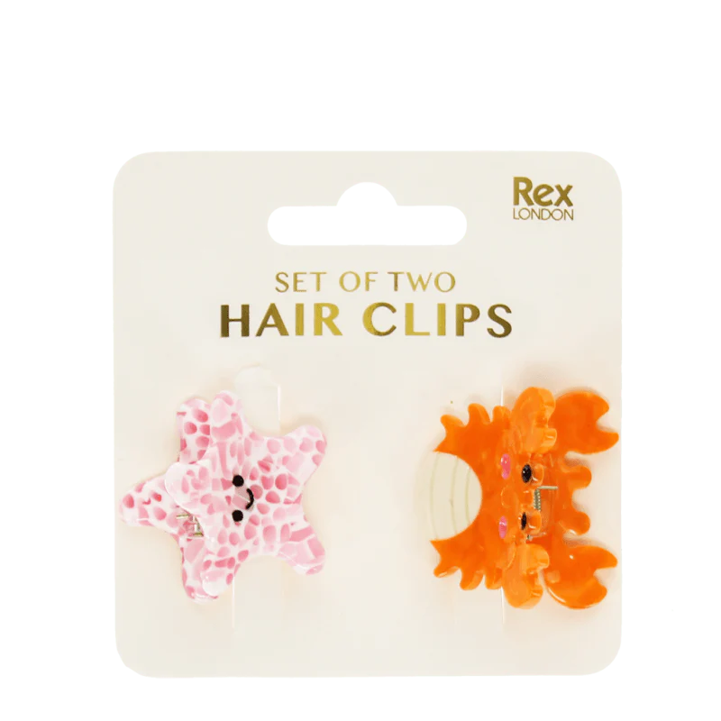 Paire de mini pinces à cheveux enfant pailletées – Image 3