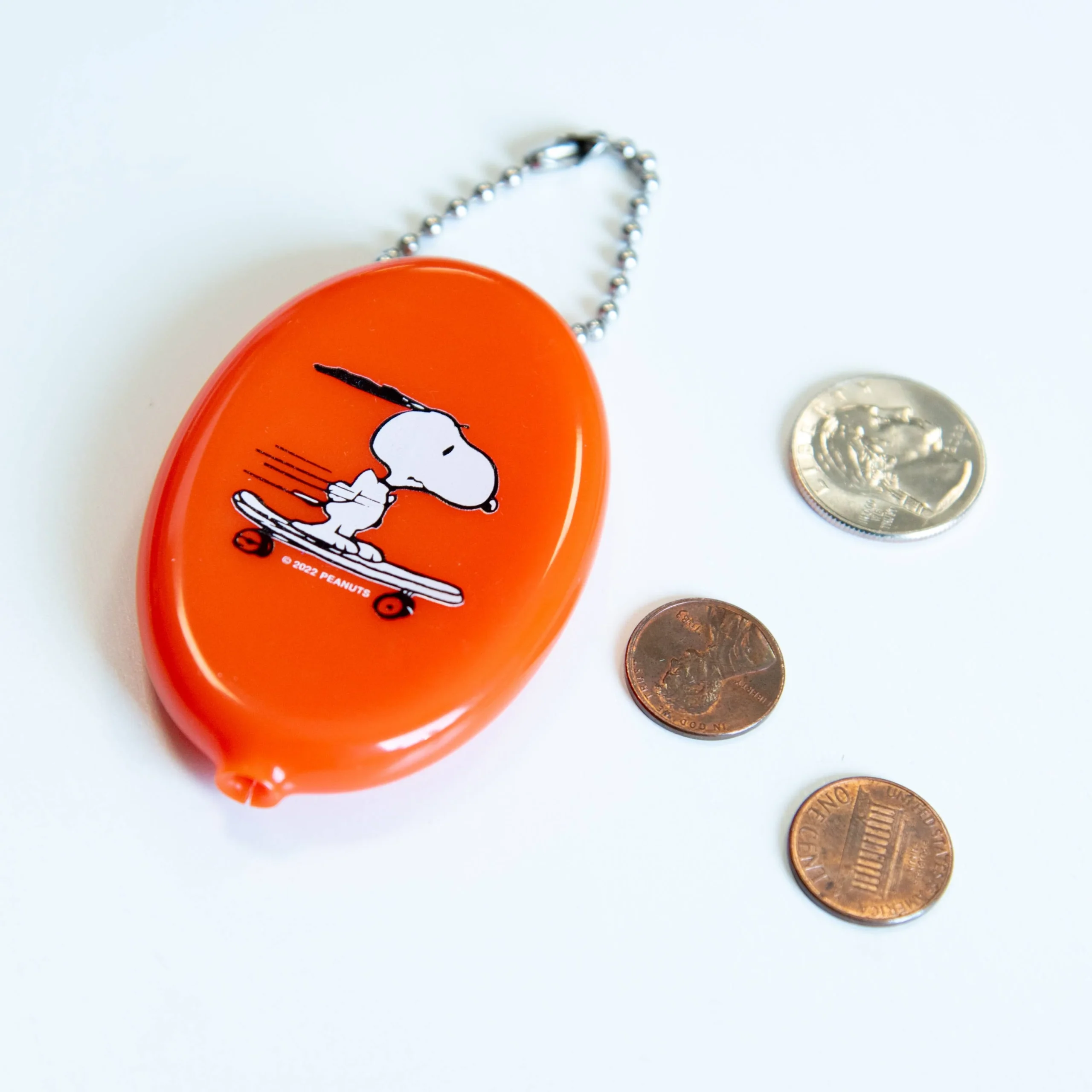 Porte-monnaie Snoopy Skateboard vintage orange – Image 5