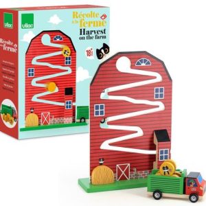 Jeu d’éveil en bois Ferme - Motricité dès 18 mois