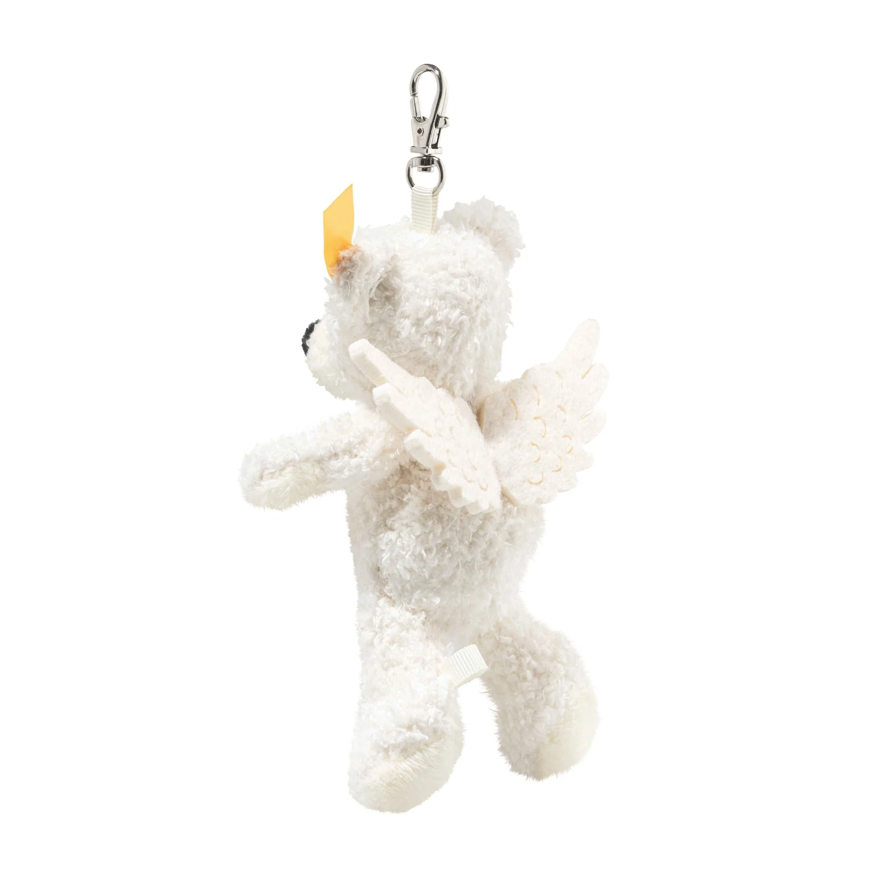 Porte-clés peluche ours blanc ange gardien 12 cm Lotte – Image 2