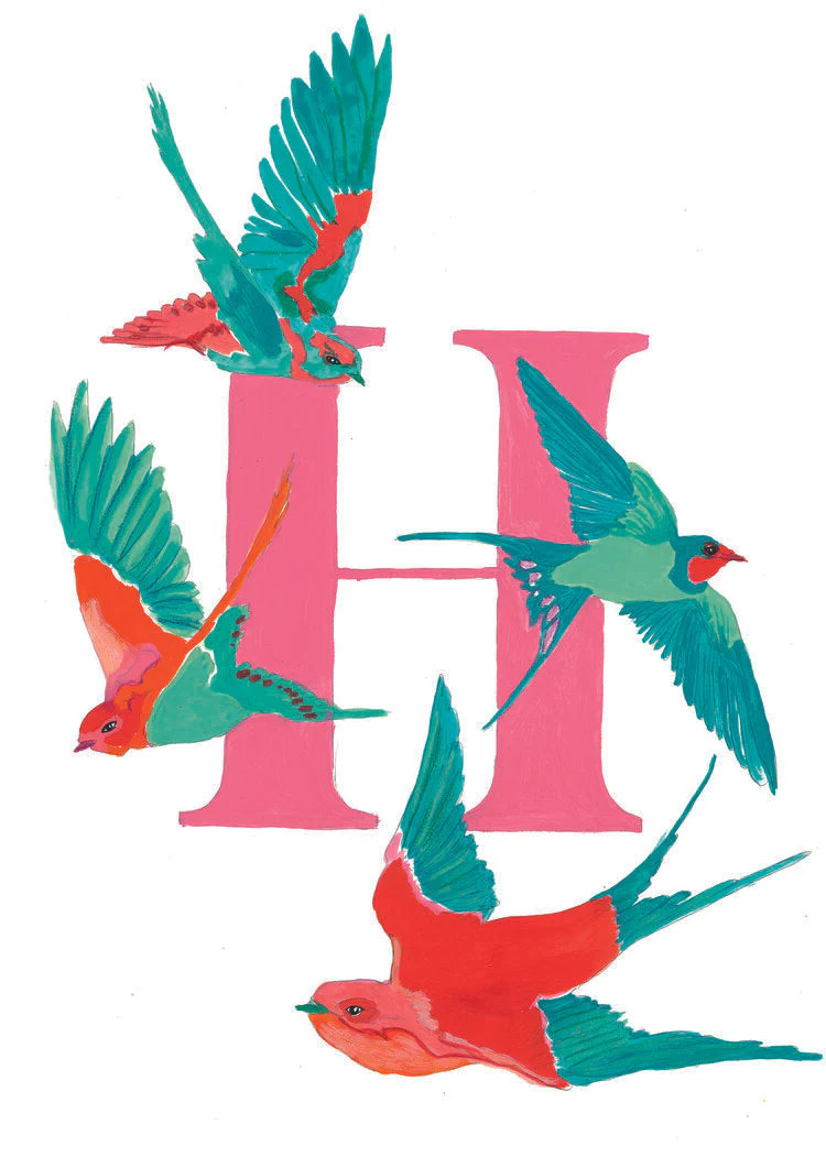 Cadre Lettre H - Alphabet A Spell On You Mary Clerté – Image 4