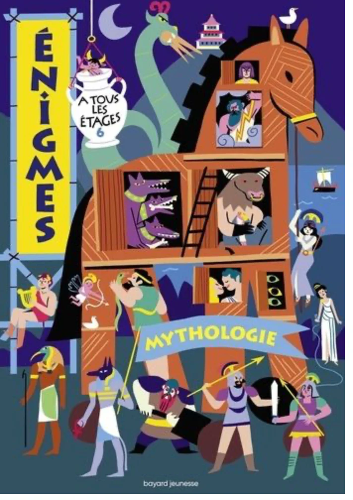 Livre-jeu mythologie: Énigmes à tous les étages