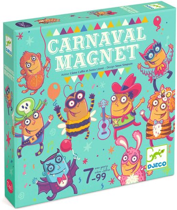 Jeu de logique magnétique Carnaval à l'aveugle 7+