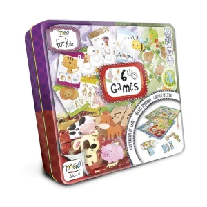 Coffret 6 jeux de société pour enfants