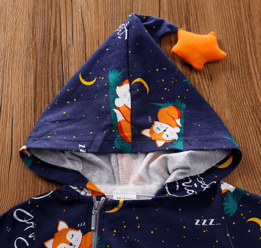 Combinaison pour bébé motif renard – Image 3