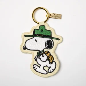 Porte clés Snoopy - Camping