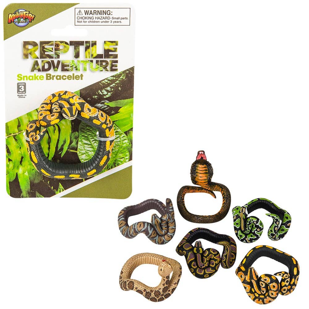 Bracelet serpent réaliste enroulable enfant dès 6 ans