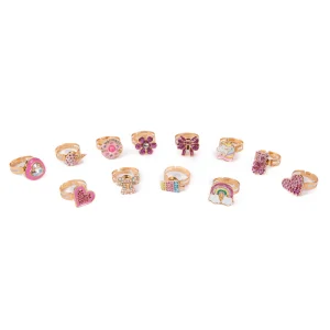 Bague anti-stress toupie enfant motifs colorés