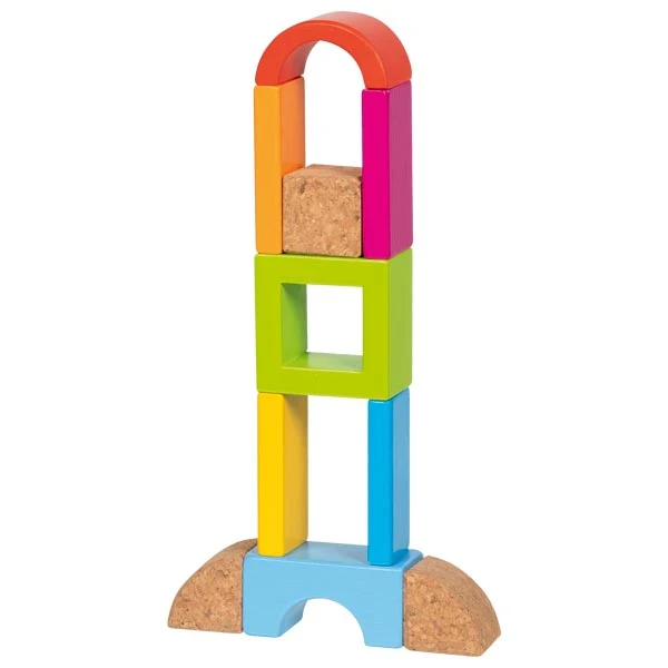 Blocs de construction en bois et liège pour enfants – Image 6