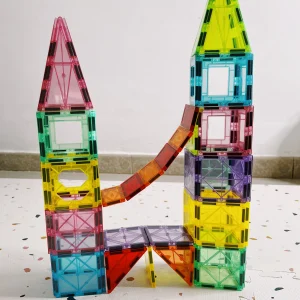 Tuiles de Construction Magnétiques