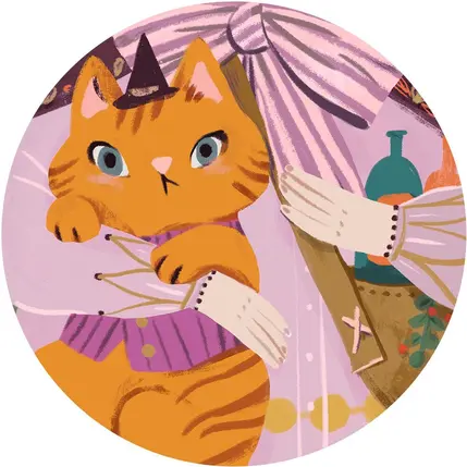 Puzzle géant Lily la sorcière 36 pièces (1 m) – Image 3