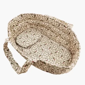 Couffin poupée et son oreiller en gaze de coton Amélie