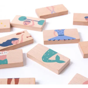 Jeu en bois Méli-Mélo personnages à assembler
