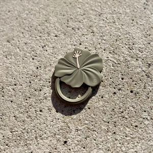 Anneau de Dentition Vert Olive | Flower Power