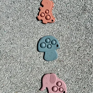 Anneau de Dentition | Pop-It Mauve, Bleu, Rose