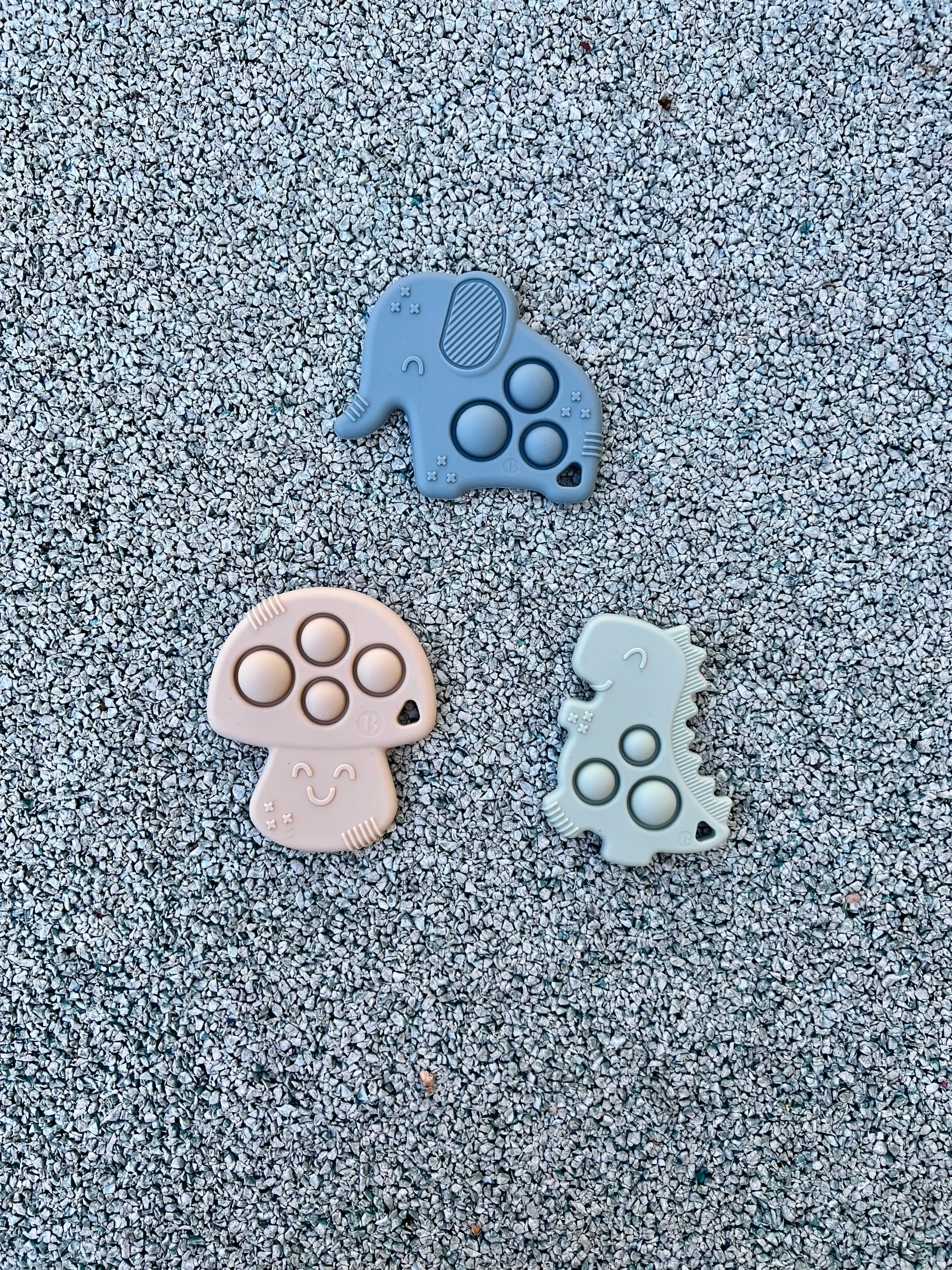 Anneau de Dentition | Pop-It Bleu, Vert, Crème – Image 3