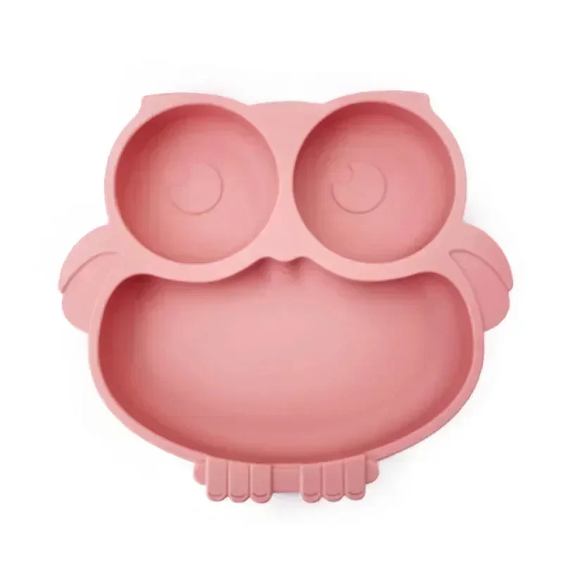 ASSIETTE POUR BEBE - En Silicone - Forme Hibou – Image 5