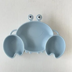 ASSIETTE BEBE  VENTOUSE - Forme Crabe