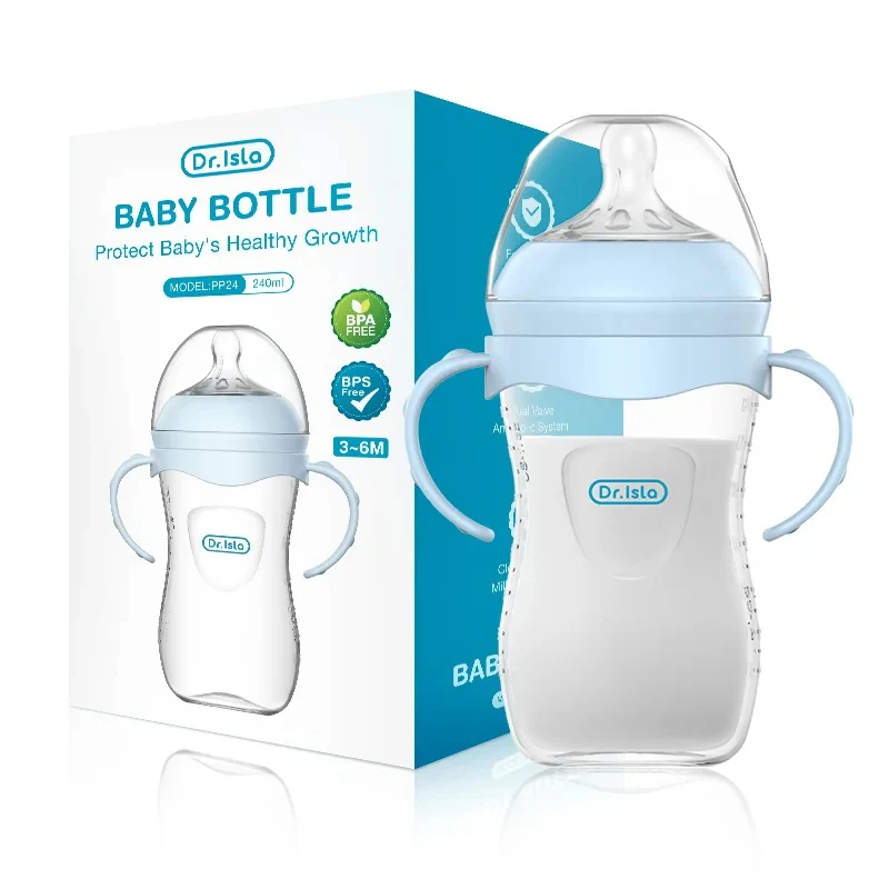 Biberon Anti-colique - avec poignée - sans BPA 150/240/330ML Dr Isla – Image 6