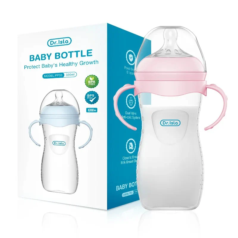 Biberon Anti-colique - avec poignée - sans BPA 150/240/330ML Dr Isla – Image 4