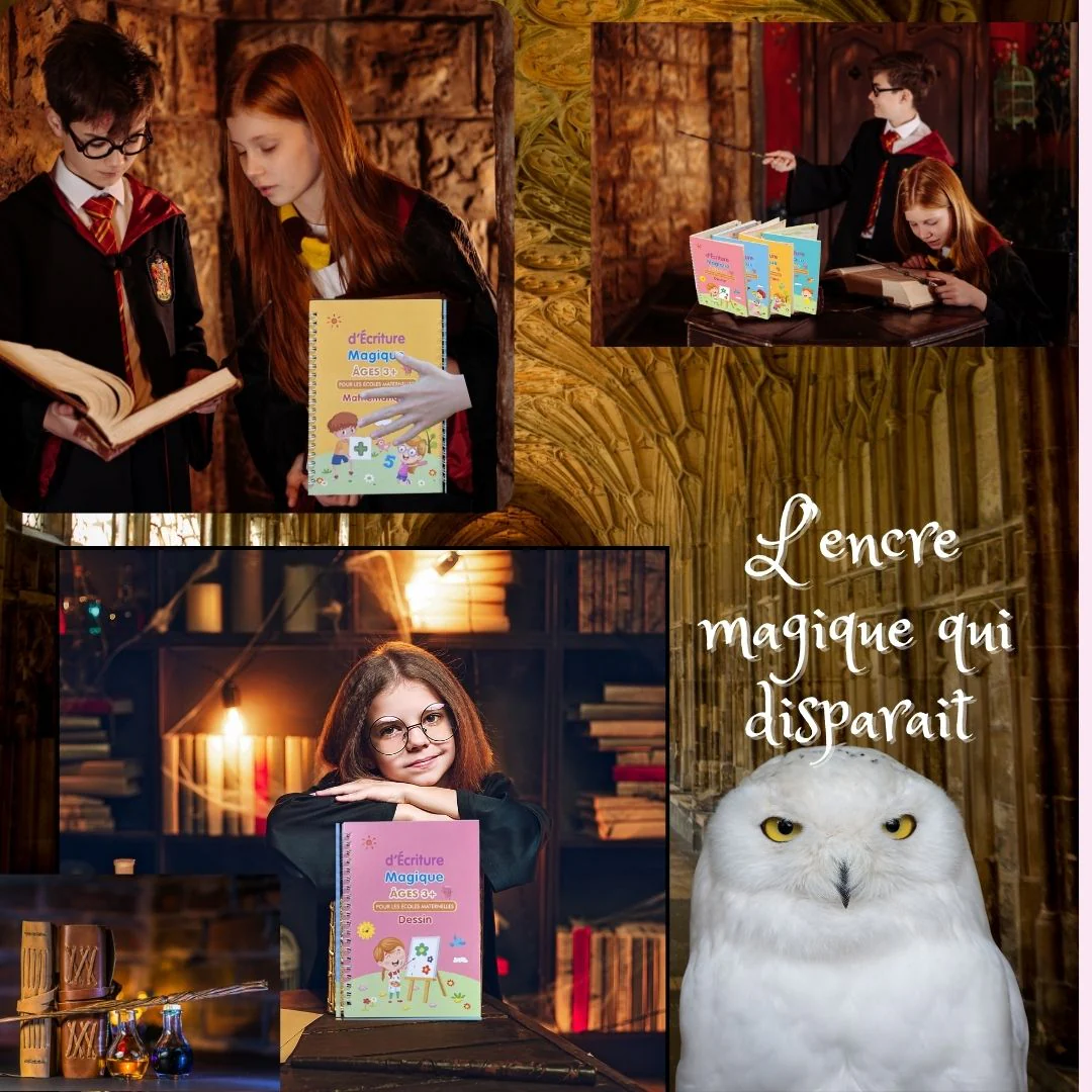 Cahier d'Écriture Magique Réutilisable |Mes 4 MAGIQUE BOOK!📚✏️ – Image 7