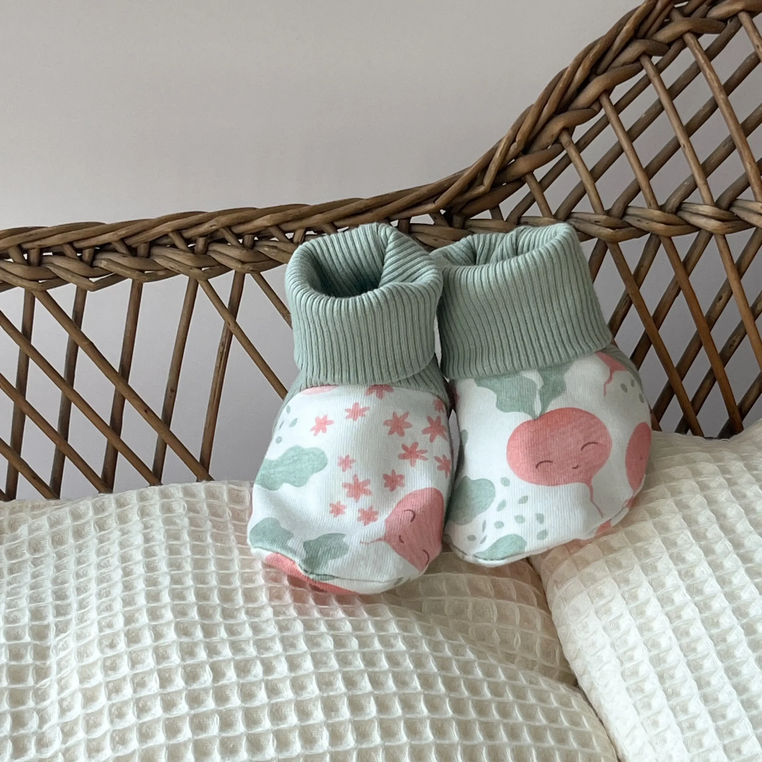 Chaussons en tissu pour bébé – Image 5