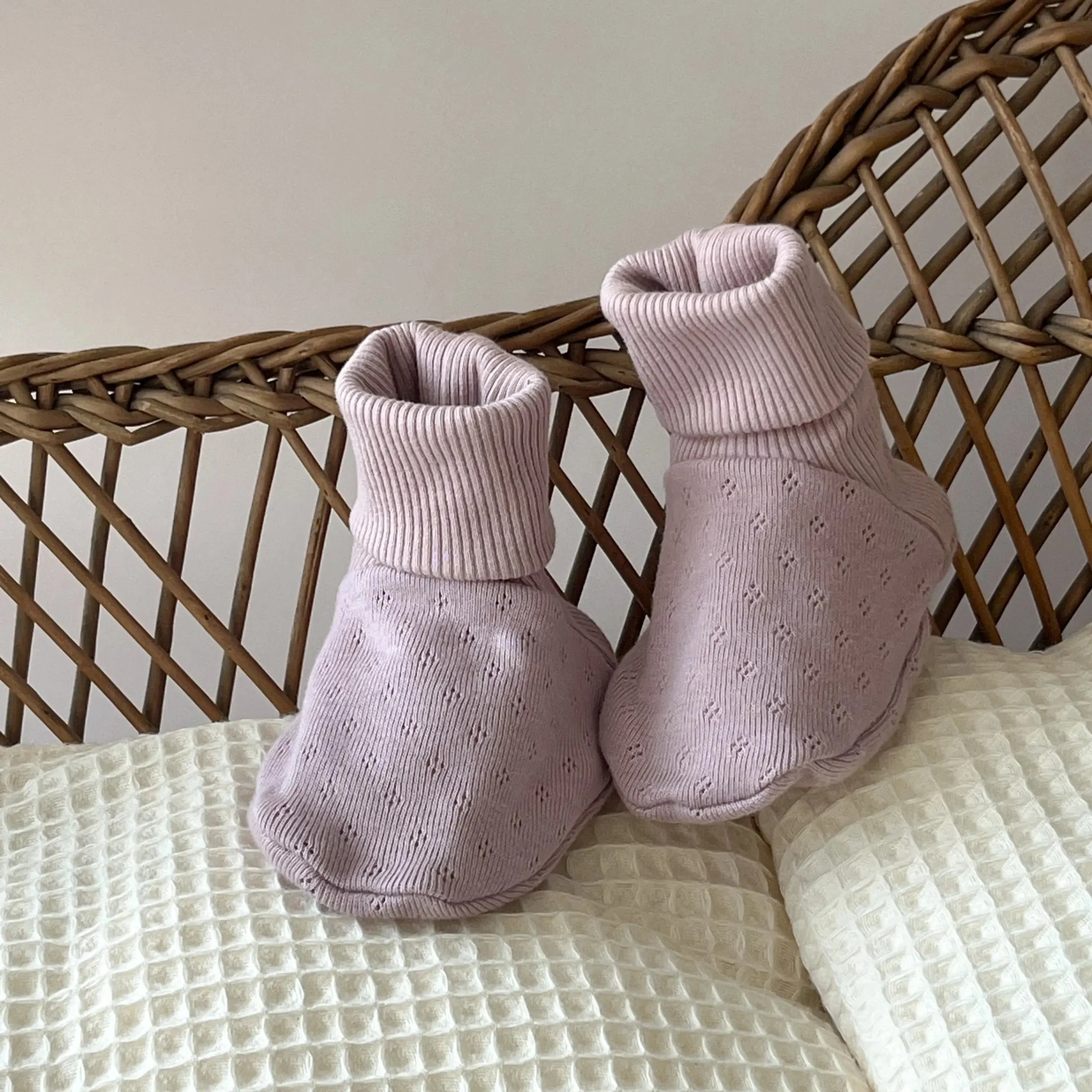 Chaussons en tissu pour bébé – Image 3
