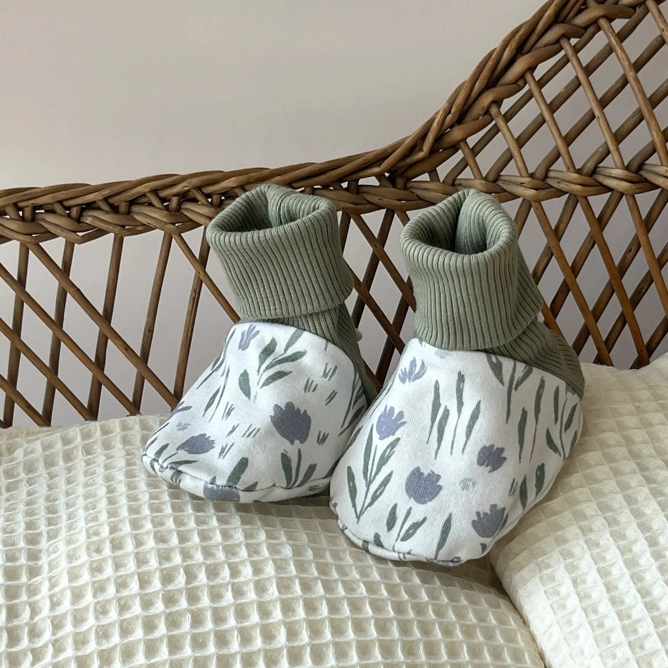 Chaussons en tissu pour bébé – Image 7