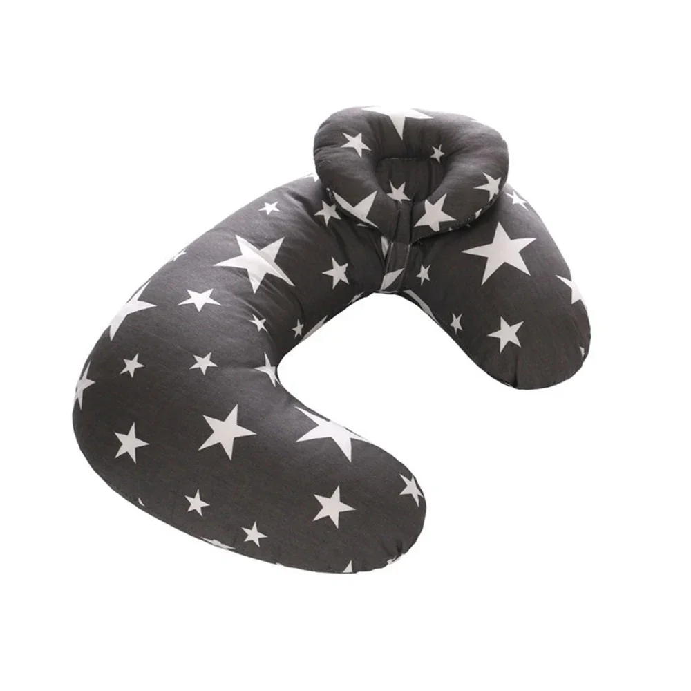 Coussin d'allaitement avec petit oreiller amovible - housse amovible 100% coton – Image 3