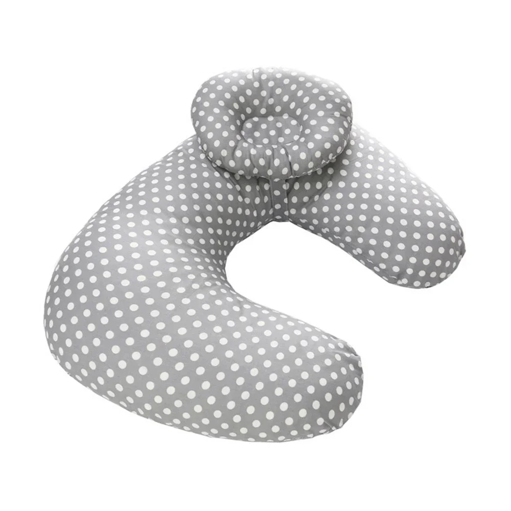 Coussin d'allaitement avec petit oreiller amovible - housse amovible 100% coton – Image 4