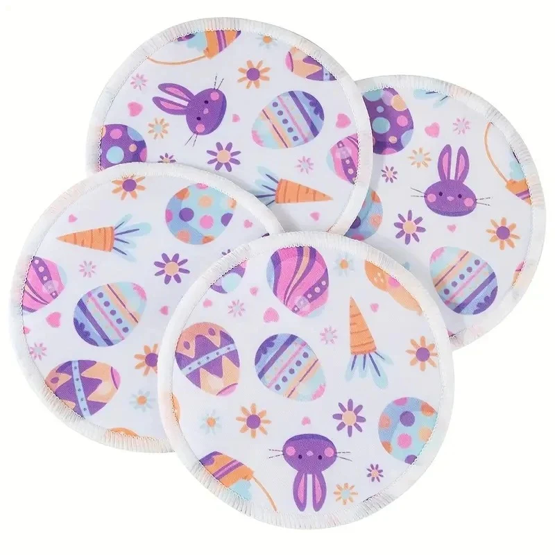 Coussinets d'allaitement - Réutilisables, Lavables, Doux et Absorbants, En Fibre de bambou -4 pièces – Image 6