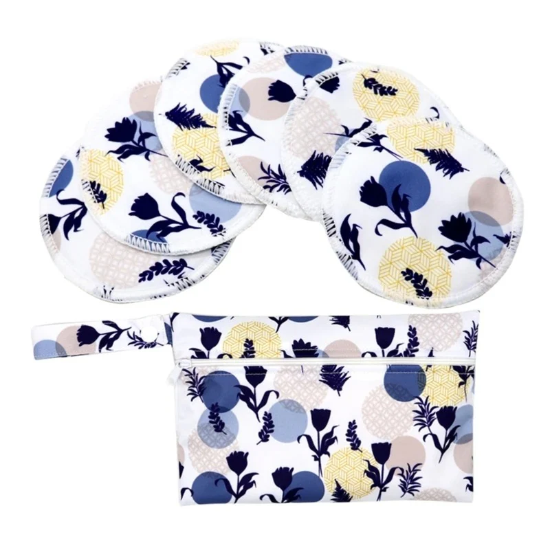 Coussinets d'allaitement- Lavable - En Fibre de bambou, Super Absorbants. Pack of 6 pcs. – Image 2