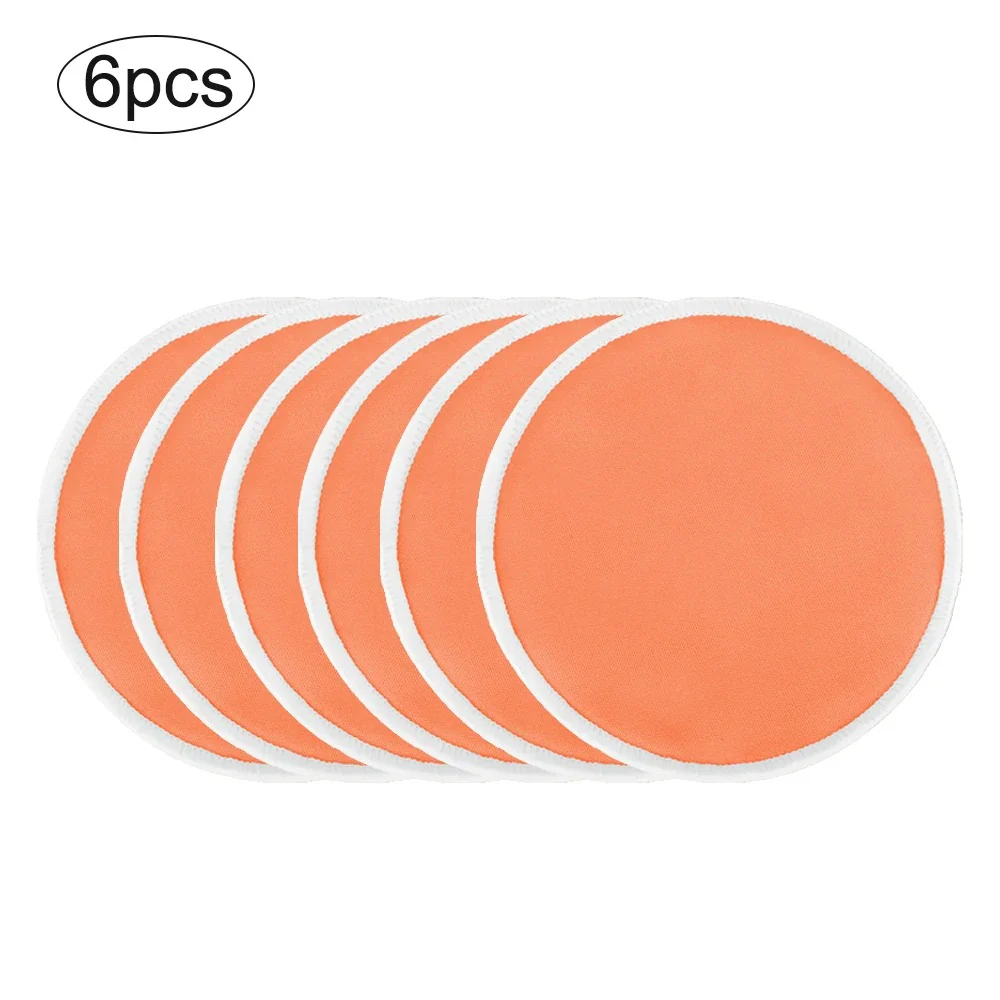 Coussinet d'allaitement - Lavable Et Ecologique, 6 pièces (Vert, Pêche, Gris) – Image 2
