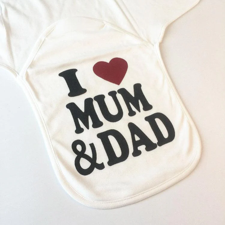 Couverture d'emmaillotage "I love Mum & Dad" – Image 3