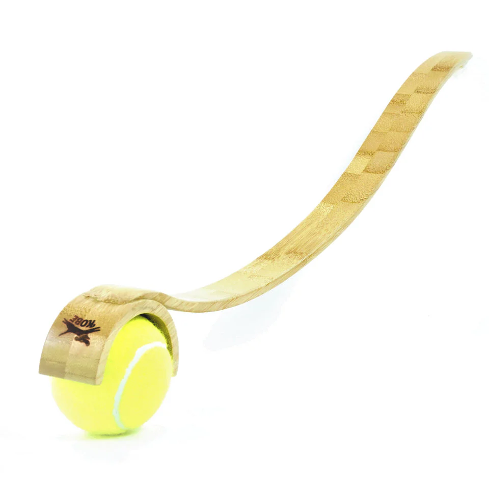 Lanceur de balles pour chien en bambou – sans se pencher – Image 2