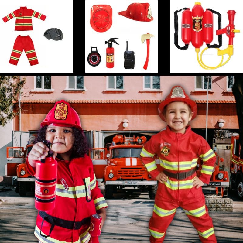 Deguisement Pompier Enfant|Déguisement pour toutes les occasions👨🏽🚒 🚒HALLOWEEN – Image 6