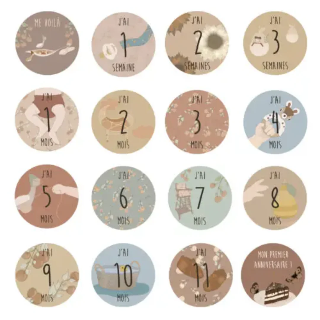 Cartes étapes "ma première année" – Image 4