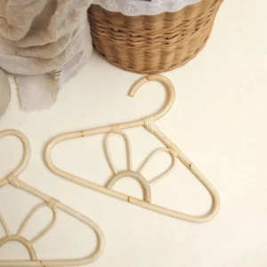 Cintre enfant en rotin clair - Bunny